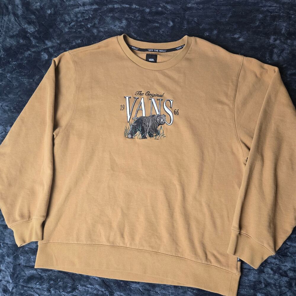 Vintage Inspired Embroidered Men's L Vans Sweater
